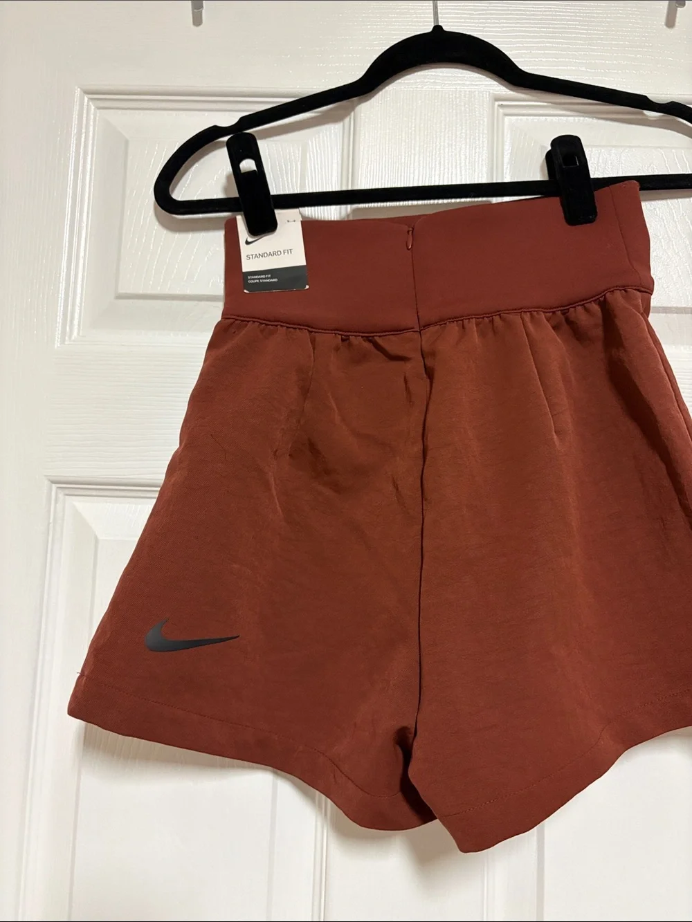 Nike Women's High-Waist Performance Shorts - Rust